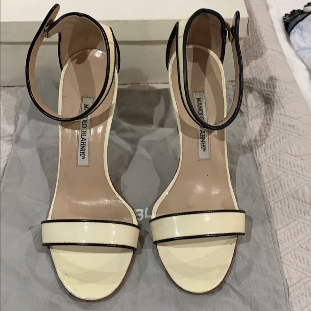 MANOLO BLAHNIK “Morisa “ high heel sandal